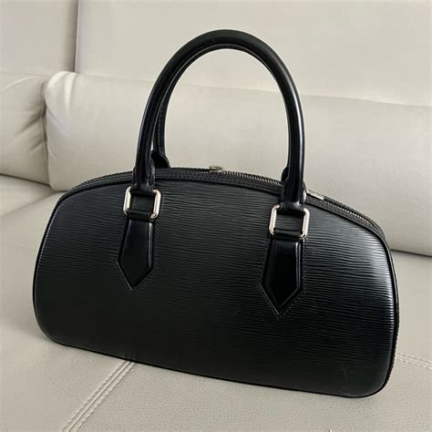 fake louis vuitton black epi jasmin purse